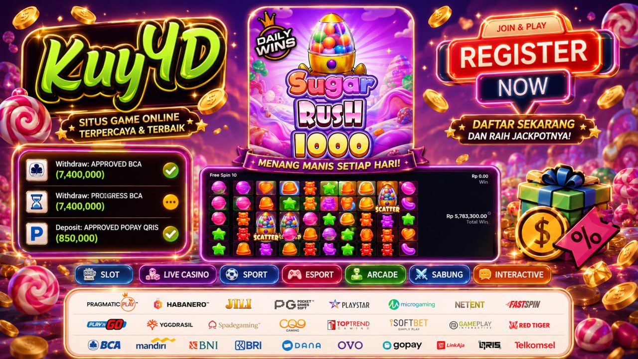 SELAMAT KEPADA MEMBER KUY4D
DEPOSIT : RP 850.000
WITHDRAW : RP 7.400.000
LINK DA